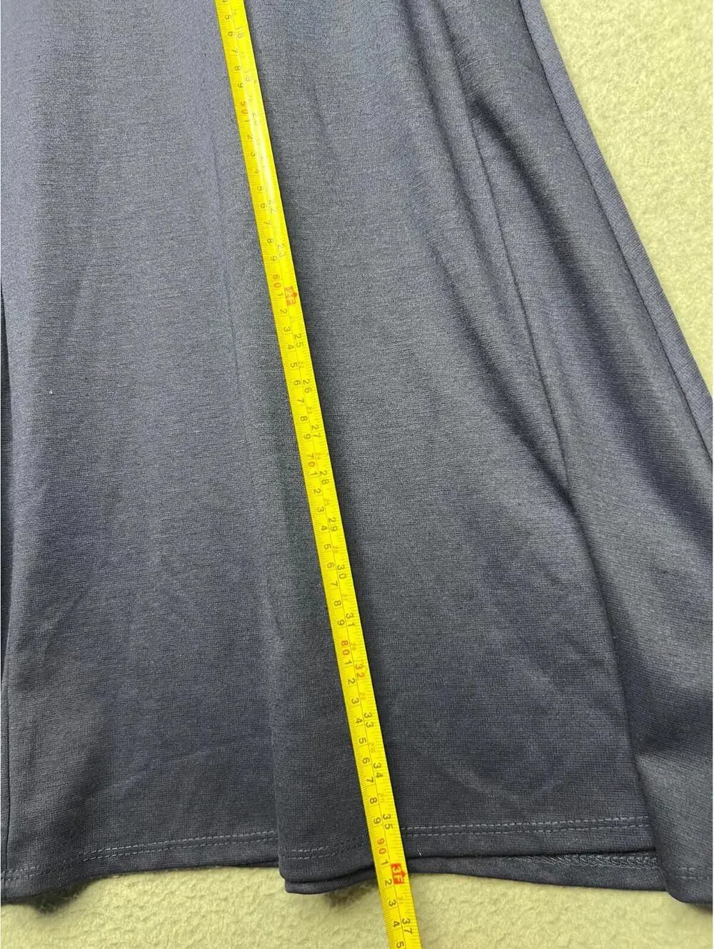 Ashley Stewart A-Line Pull On Midi Skirt Womens Plus Size 22/24 Navy Comfort